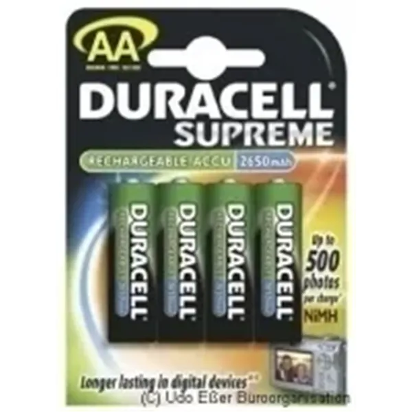 Duracell pila recargable hr6 aa 2500mah blister*4