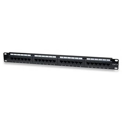 Wp patch panel 24 puertos 19" utp cat. 