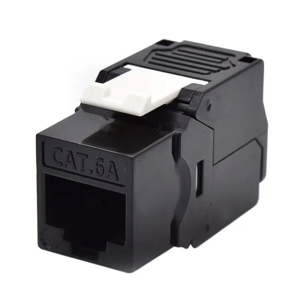 Wp keystone cat. 6a utp rj45/hembra  negro