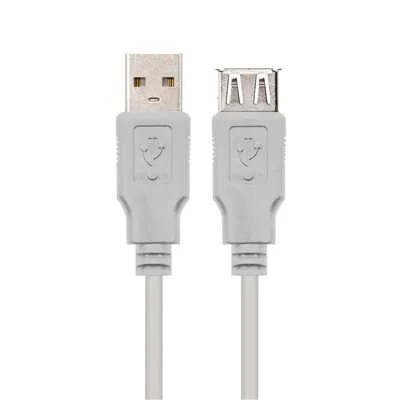 Cable Alargador USB 2.0 Nanocable 10.01.0202/ USB Macho - USB