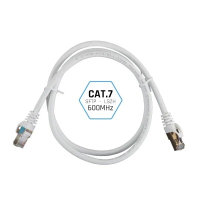 Iggual latiguillo cat7 sftp lszh 15 metros blanco