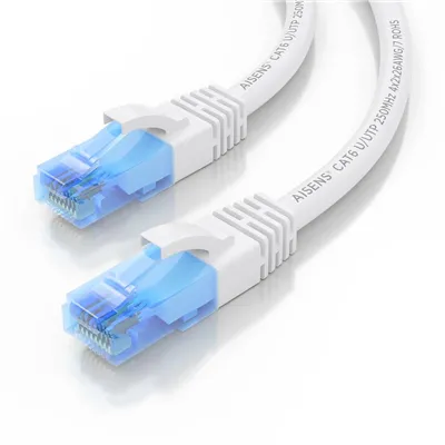 Aisens cable rj45 cat.6 utp awg26 cca blanco 3.0