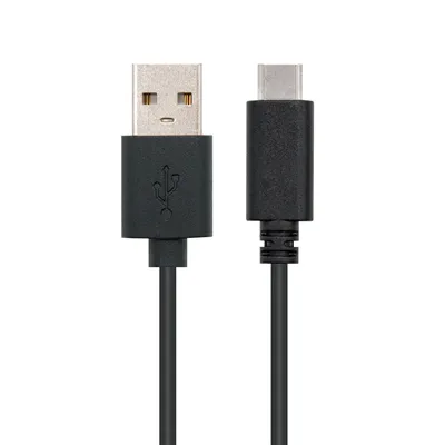 Nanocable cable usb 2.0 3a tipo usb-c/m-a/m 0.5 m