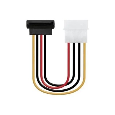 Nanocable cable sata acodado, molex m-sata/h, 16cm