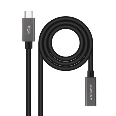 Cable Alargador USB 3.2 Nanocable 10.01.4400/ USB Tipo-C Macho