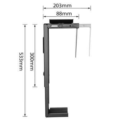 Ewent ew1293 soporte metalico cpu escritorio