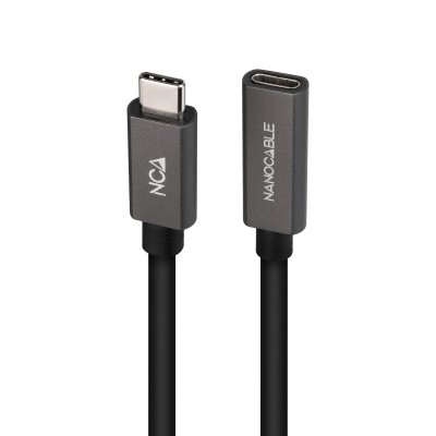 Cable Alargador USB 3.2 Nanocable 10.01.4401/ USB Tipo-C Macho