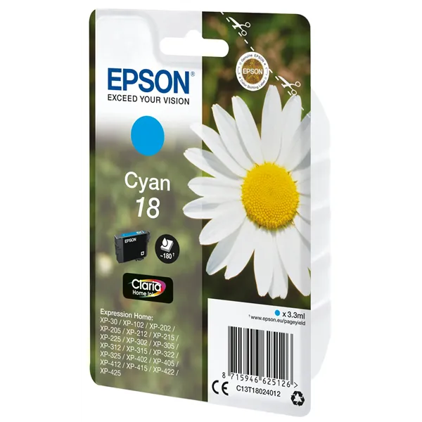 Epson cartucho t1802 cyan