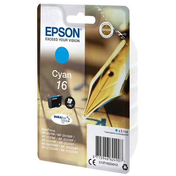 Epson cartucho t1622 cyan