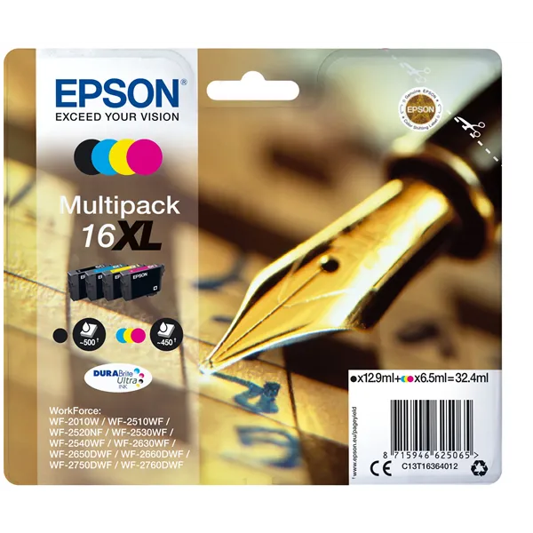 Epson cartucho multipack t16xl