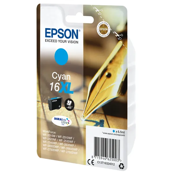 Epson cartucho t1632xl cyan