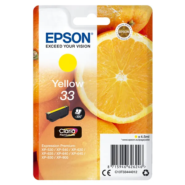 Epson cartucho t3344 amarillo