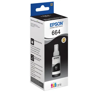 Epson botella tinta ecotank t6641 negro