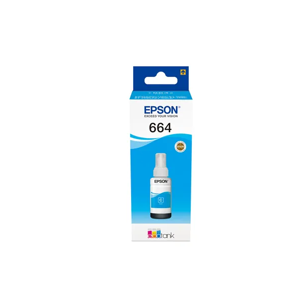 Epson botella tinta ecotank t6641 cyan