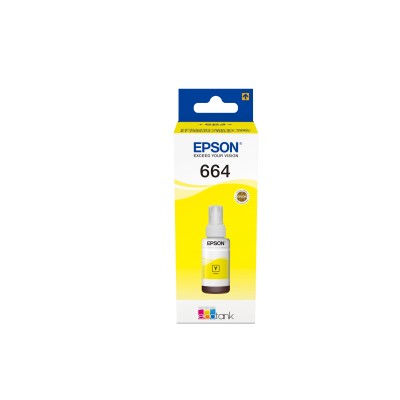 Epson botella tinta ecotank t6641 amarillo