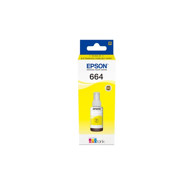 Epson botella tinta ecotank t6641 amarillo