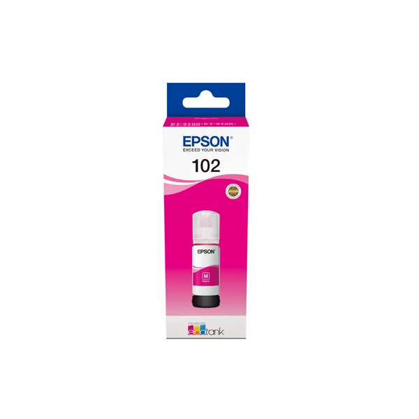 Epson botella tinta ecotank 102 magenta