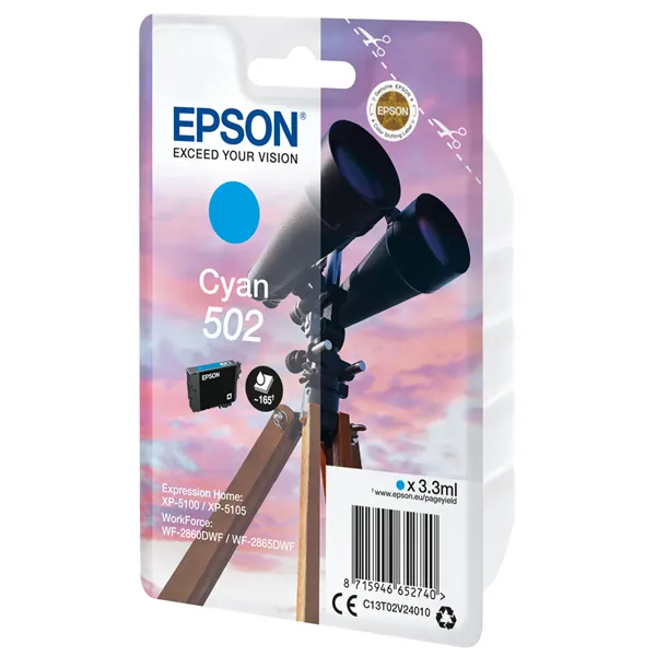 Epson cartucho 502 cyan