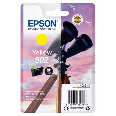 Epson cartucho 502 amarillo