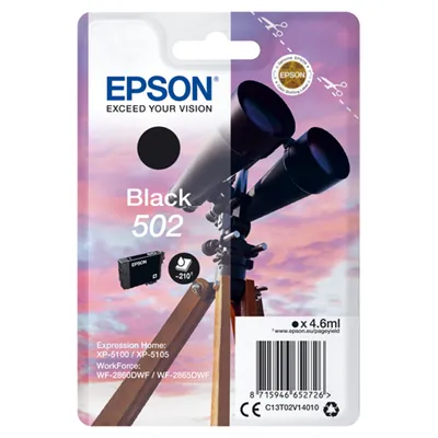 Epson cartucho 502 negro