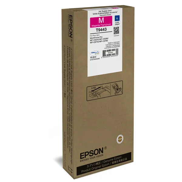 Epson cartucho t9443 magenta