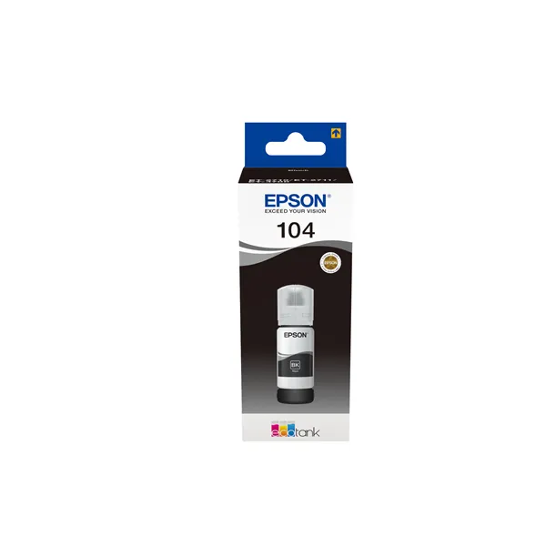 Epson botella tinta ecotank 104 negro