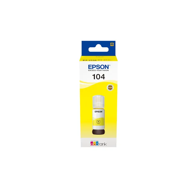 Epson botella tinta ecotank 104 amarillo