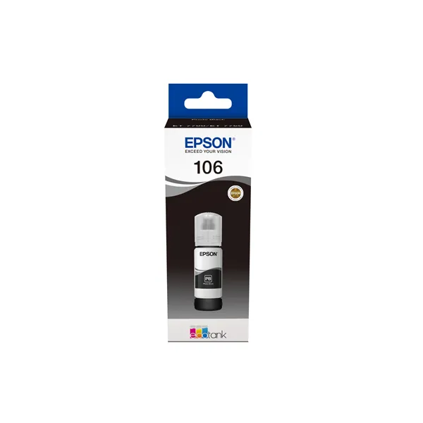 Epson botella tinta ecotank 106 negro