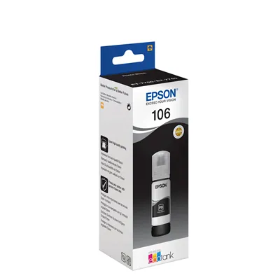 Epson botella tinta ecotank 106 negro