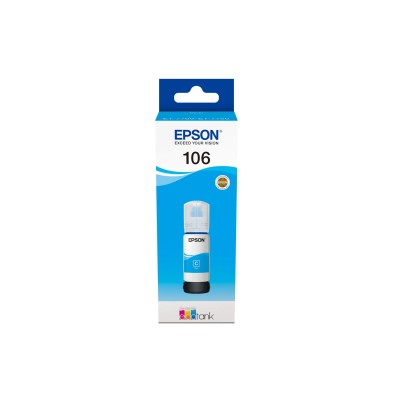 Epson botella tinta ecotank 106 cyan