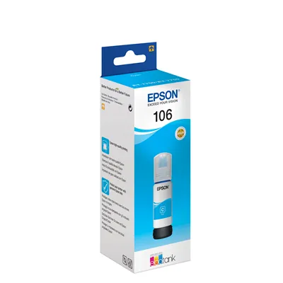 Epson botella tinta ecotank 106 cyan