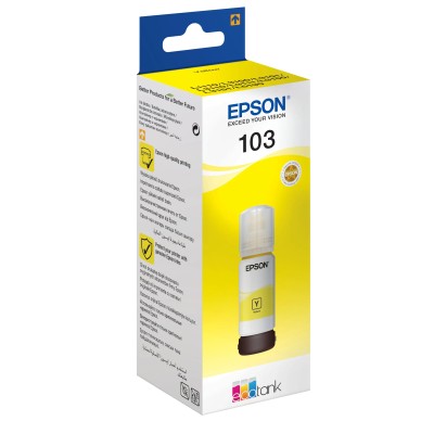 Epson botella tinta ecotank 103 amarillo