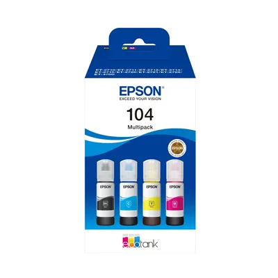 Epson botellas multipack ecotank 104 4 colores