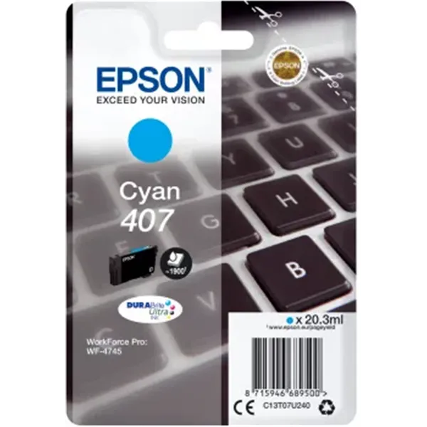 Epson cartucho wf-4745 cyan