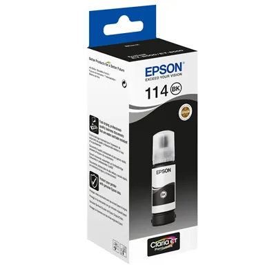 Epson botella tinta ecotank 114 negro