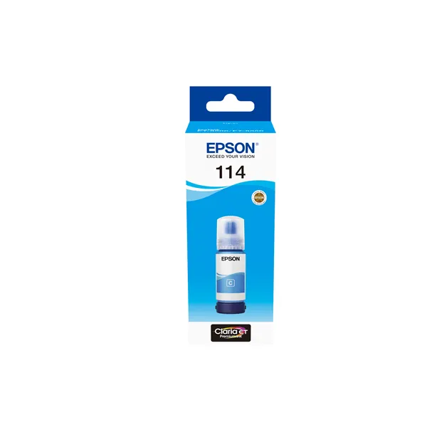 Epson botella tinta ecotank 114 cyan