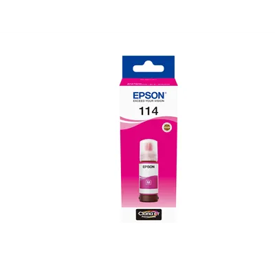 Epson botella tinta ecotank 114 magenta