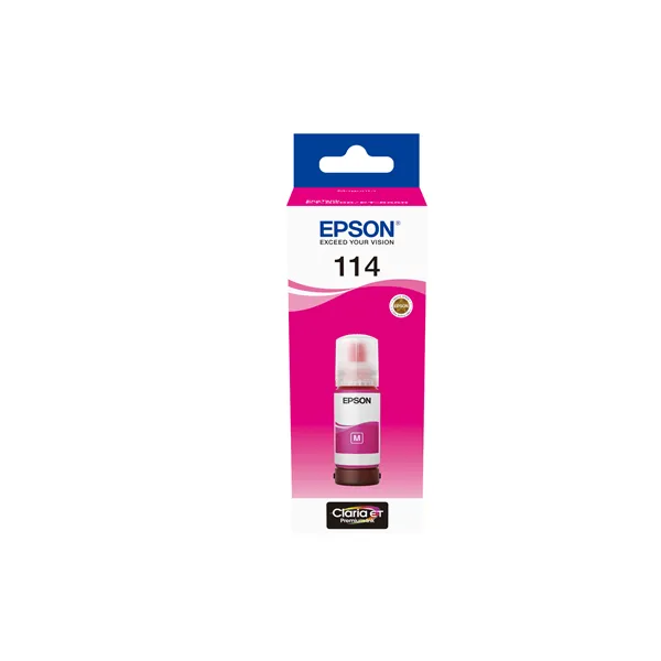 Epson botella tinta ecotank 114 magenta