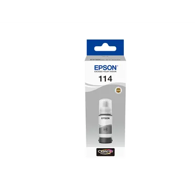 Epson botella tinta ecotank 114 gris