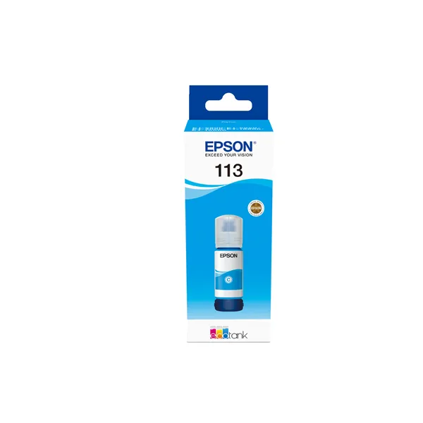 Epson botella tinta ecotank 113 cyan