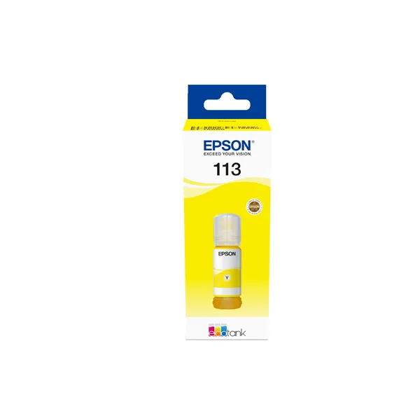 Epson botella tinta ecotank 113 amarillo