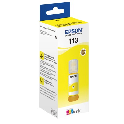 Epson botella tinta ecotank 113 amarillo