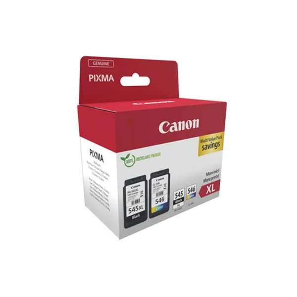 Canon cartucho multipack pg-545xl/cl-546xl+papel