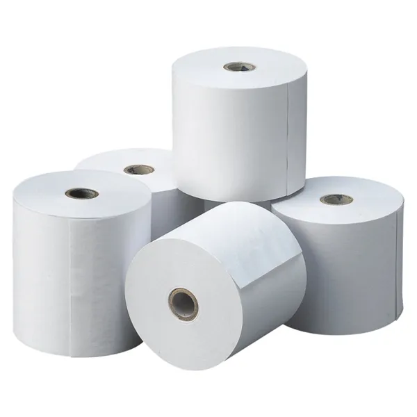 Rollo papel térmico 80x80x12 mm pack 6 uds sin bpa