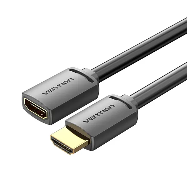 Cable Alargador HDMI 4K Vention AHCBF/ HDMI Macho - HDMI Hembra/ 1m/ Negro