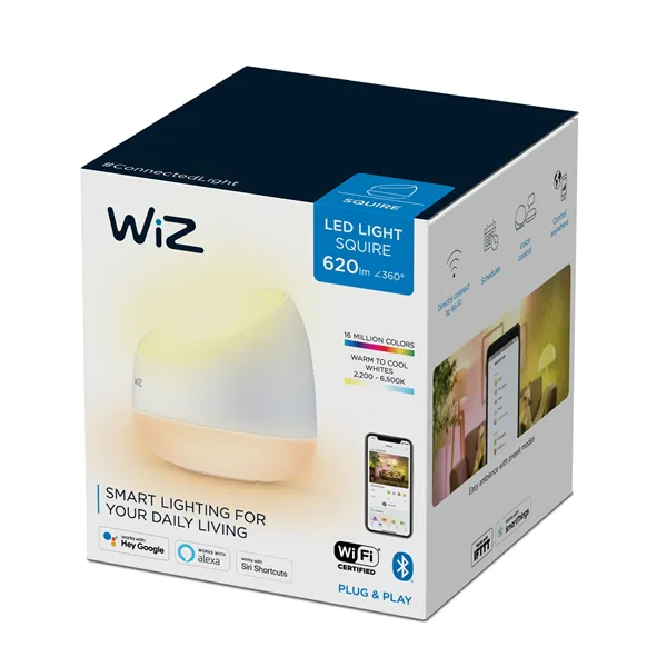 Philips wiz squire 9w 22-65k rgb. sobremesa