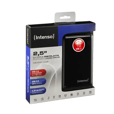 Intenso hdd externo 6021580 2tb 2.5" usb 3.0 negro