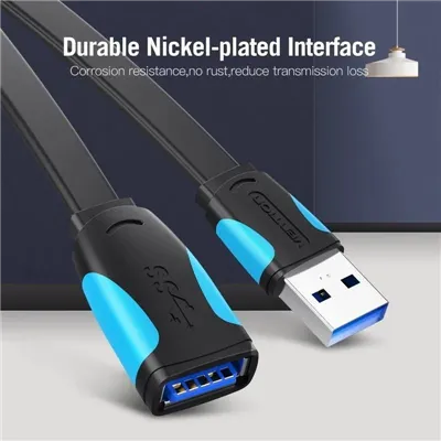 Cable Alargador USB 3.0 Vention VAS-A13-B300/ USB Macho - USB