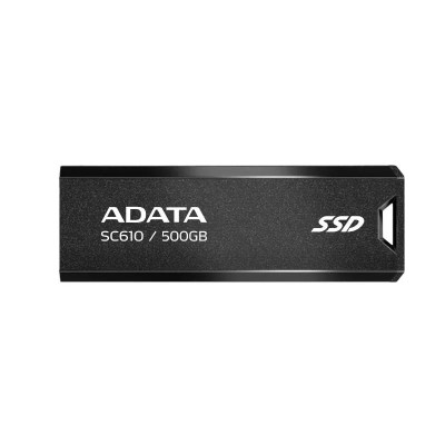 Adata sc610 ssd externo 500gb usb 3.2 gen2 negro