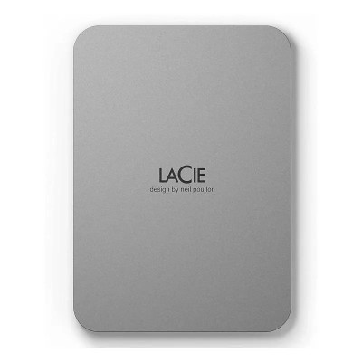 Lacie mobile drive 1tb 2.5" usb-c silver